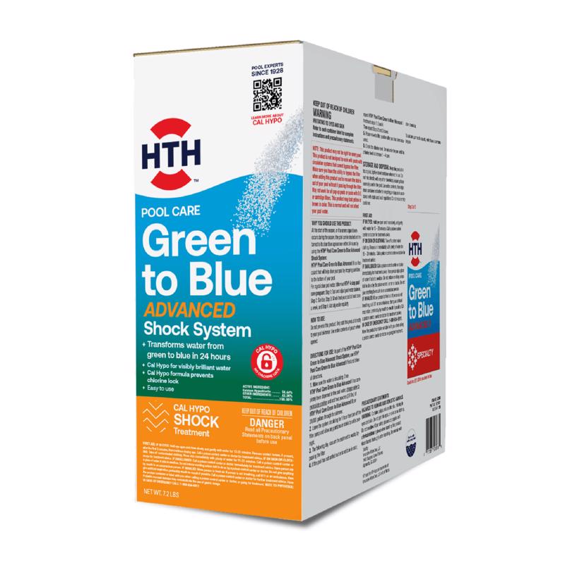 HTH Super Green to Blue Granule Shock System