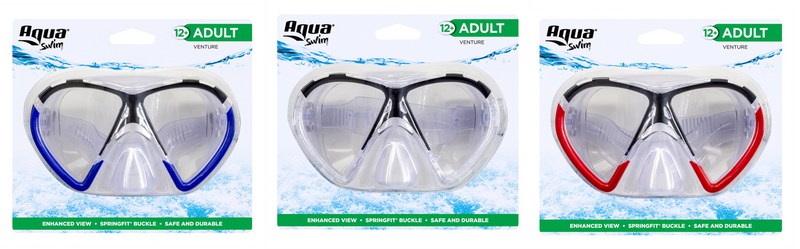 Aqua Swim Adult Venture Swim Mask