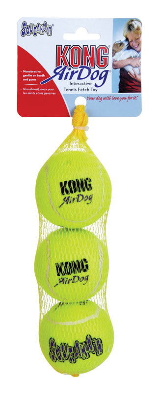 Kong Air Dog Squeakair Tennis Balls - 3 Pack
