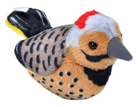 Audubon II Plush Northern Flicker With Authentic Bird Sound - 5"