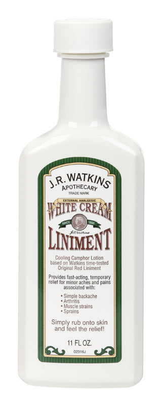 J. R. Watkins White Cream Liniment 11 oz.