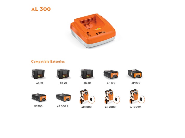 Stihl AL 300 Lithium-Ion Rapid Battery Charger