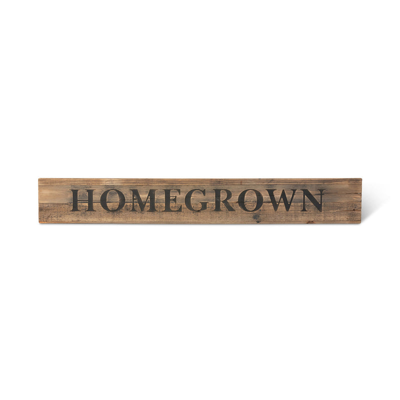 Wooden Roadsign - Homegrown