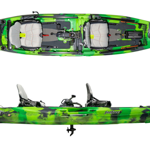 feelfree lure ii tandem v2 fishing kayak w/ Overdrive ACC Crappie Stix SmoothX Tiers:1 Tier Bento Experience ultimate kayak fishing Length:CI28LXF / 28