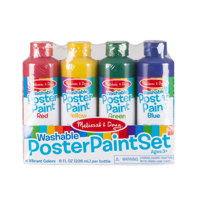Poster Paint Set - 4 Colors