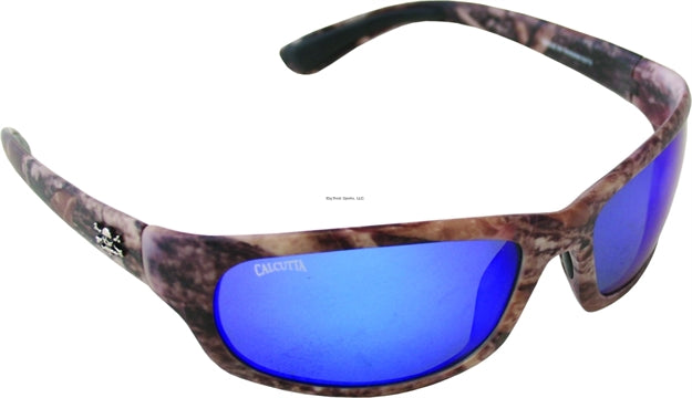 Calcutta Steelhead Sunglasses - True Timber Frame Blue Mirror Lens