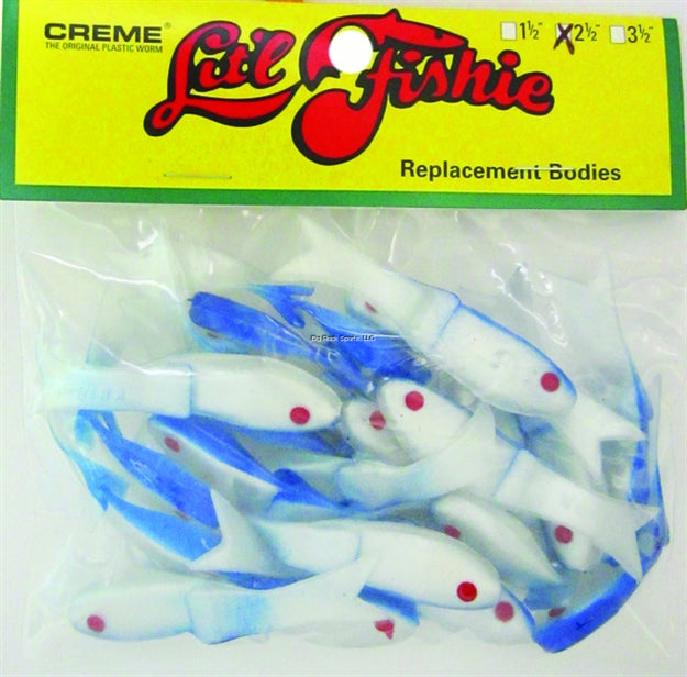 creme fishing lures Creme Lit'l Fishie Minnows Soft Lures