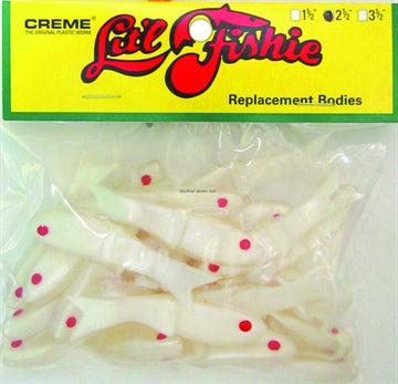 Creme Lit'l Fishie Minnows Soft Lures