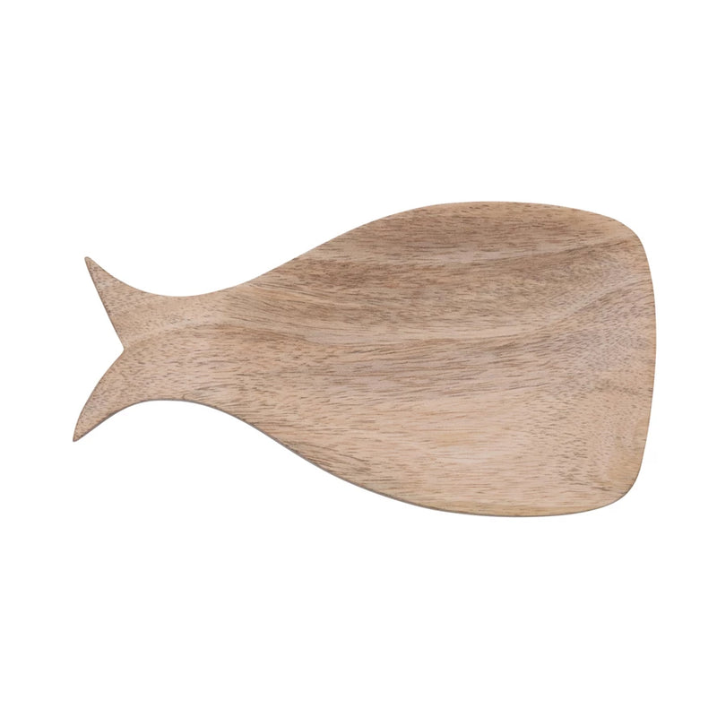 Mango Wood Whale Shaped Spoon Rest